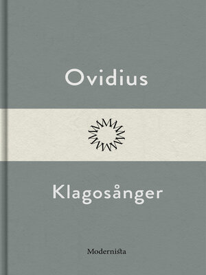 cover image of Klagosånger